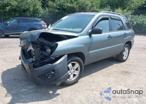 2009 Kia Sportage Lx V6 из США, поврежденный, VIN KNDJE723897629824